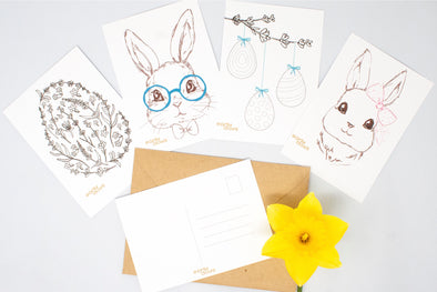 Early Days Easter Postcard Free Printable